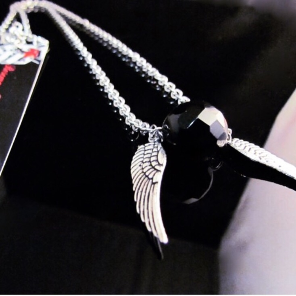 ⭐️UNISEX stainless and onyx necklace unisex
